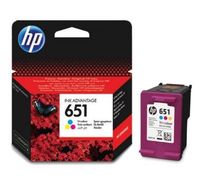 Inkoust HP 651 C2P11AE color 