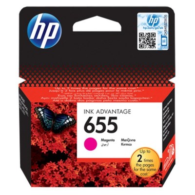 Inkoust HP 655 CZ111AE magenta