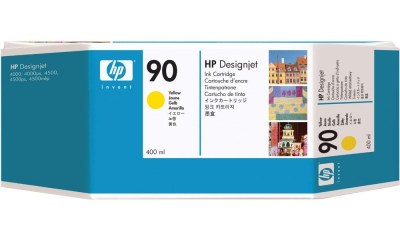 Inkoust HP 90 C5065A 400ml yellow