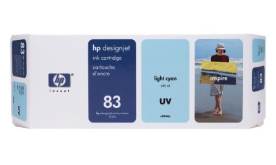 Inkoust HP 83 C4944A light cyan UV 680ml
