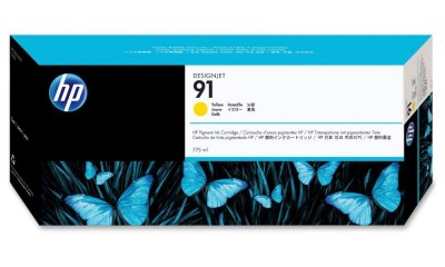 Inkoust HP 91 C9469A yellow 775ml