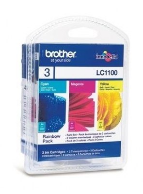 Inkoust Brother LC1100RBWBP CMY multipack