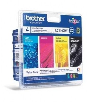 Inkoust Brother LC-1100HY VALBP multipack