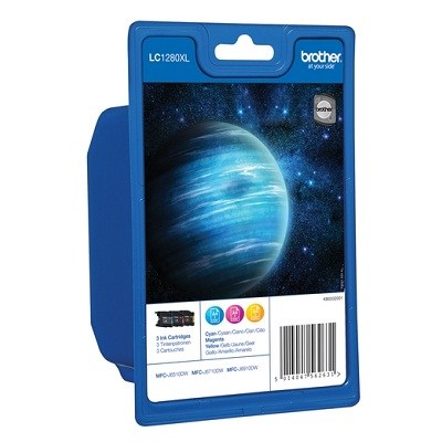 Inkoust Brother LC-1280XLRBWBP multipack