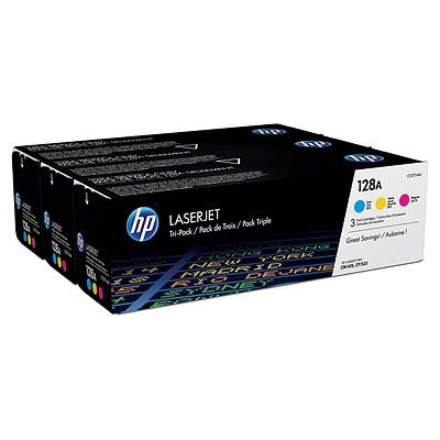 Toner HP 128A CF371AM 3-pack CMY