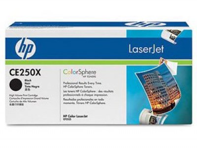 Toner HP 504A CE250X black