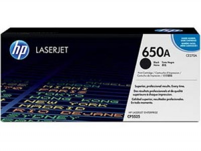Toner HP 650A CE270A black