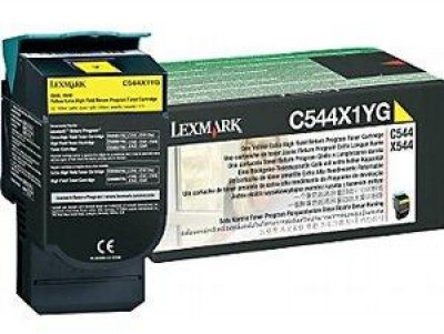 Toner Lexmark C544X1YG yellow 4000K 