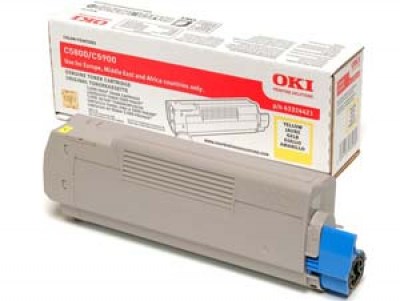 Toner OKI 43324421 yellow 5000K 