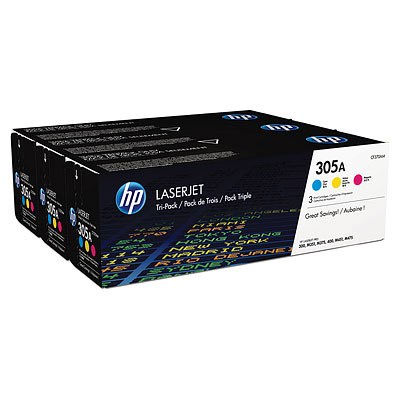 Toner HP 305A CF370AM 3-pack CMY