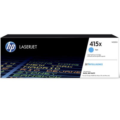 Toner HP 415X W2031X cyan 6000K