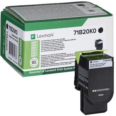 Toner Lexmark 71B20K0 black