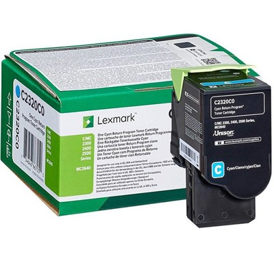 Toner Lexmark C2320C0 cyan 1000K